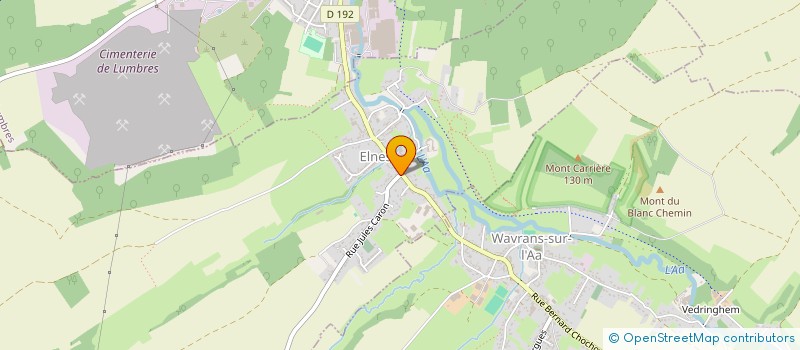 localisation de l'entreprise MP MENUISERIE  ELNES