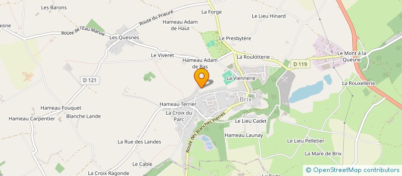localisation de l'entreprise MP METALLERIE à YVETOT-BOCAGE