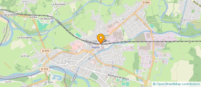 localisation de l'entreprise MP MOTORS  DIGOIN