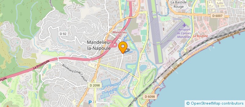 localisation de l'entreprise MP NAUTIC à MANDELIEU-LA-NAPOULE