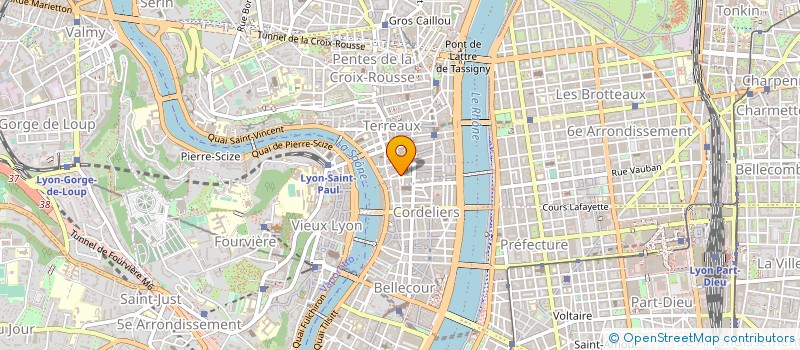 localisation de l'entreprise MP OPTIQUE  LYON