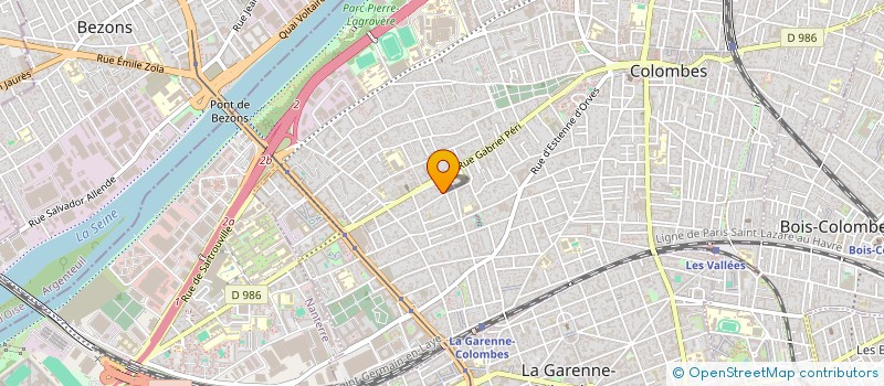 localisation de l'entreprise MP ORGANISATION à COLOMBES