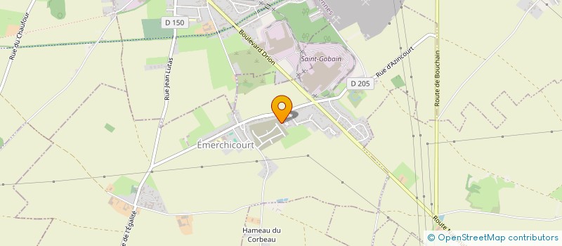 localisation de l'entreprise MP-ORTHO  EMERCHICOURT