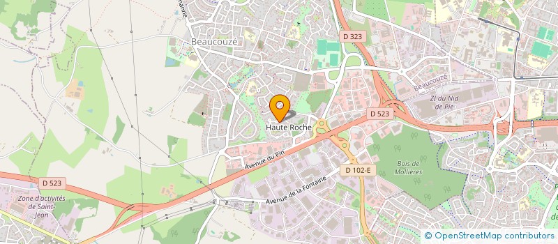 localisation de l'entreprise MP PAIE  BEAUCOUZE