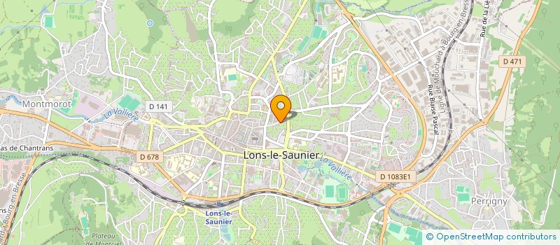 localisation de l'entreprise MP PARTICIPATION à LONS-LE-SAUNIER