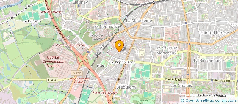 localisation de l'entreprise MP PATISSERIE  SAINT-JACQUES-DE-LA-LANDE