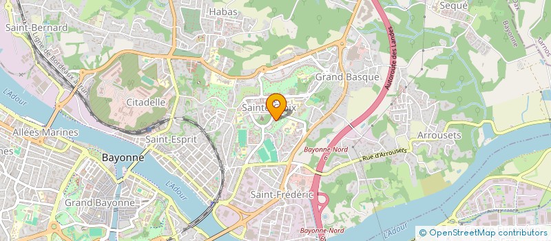 localisation de l'entreprise MP PATISSERIE à BAYONNE