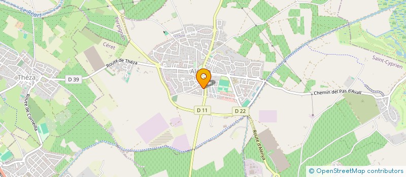 localisation de l'entreprise MP PEINTURE 66  ALENYA