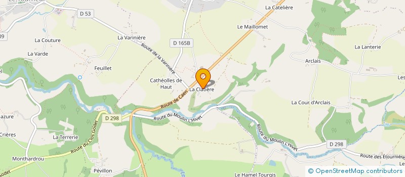 localisation de l'entreprise MP PEINTURE  SOULEUVRE EN BOCAGE