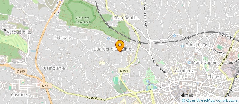 localisation de l'entreprise MP PHARM  NIMES