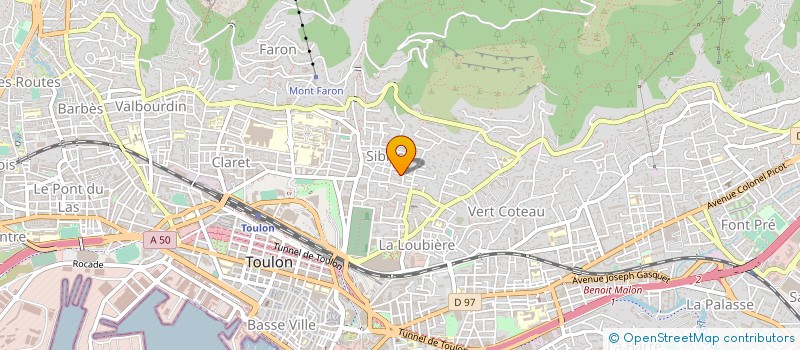 localisation de l'entreprise MP PLOMBERIE CHAUFFAGE  TOULON