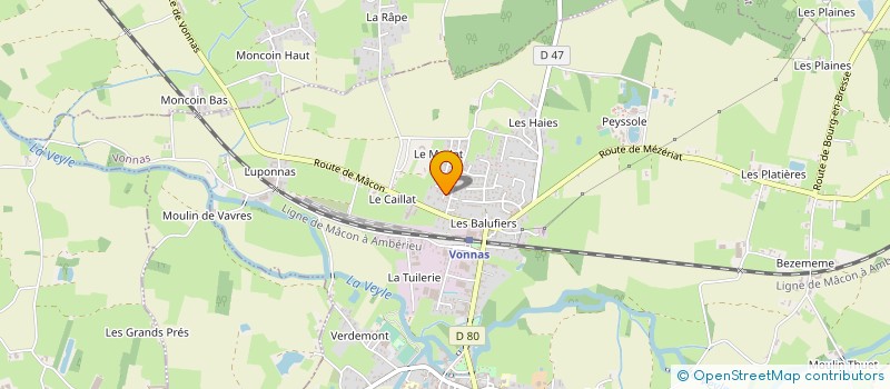 localisation de l'entreprise MP PRESTIGE à VONNAS