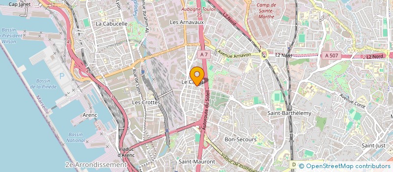 localisation de l'entreprise MP PRO  MARSEILLE
