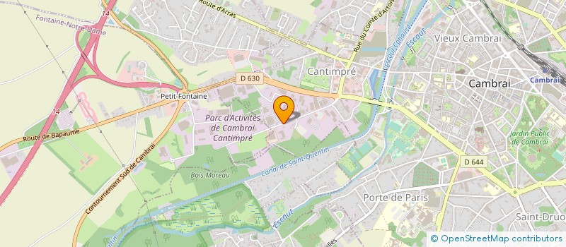 localisation de l'entreprise MP-PROD à CAMBRAI