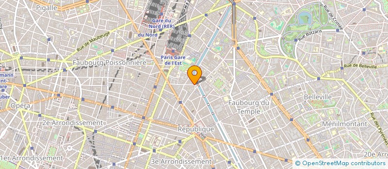 localisation de l'entreprise MP PRODUCTION  PARIS