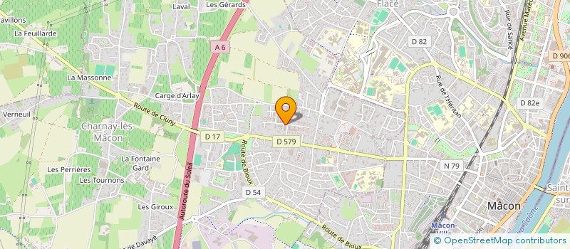 localisation de l'entreprise MP PROPRETE à CHARNAY-LES-MACON
