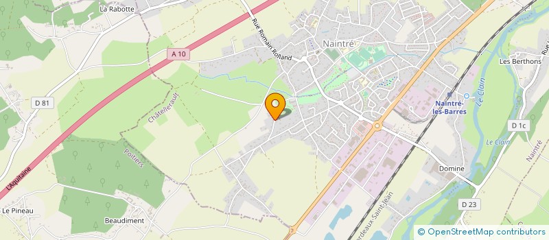 localisation de l'entreprise MP RENOV  NAINTRE