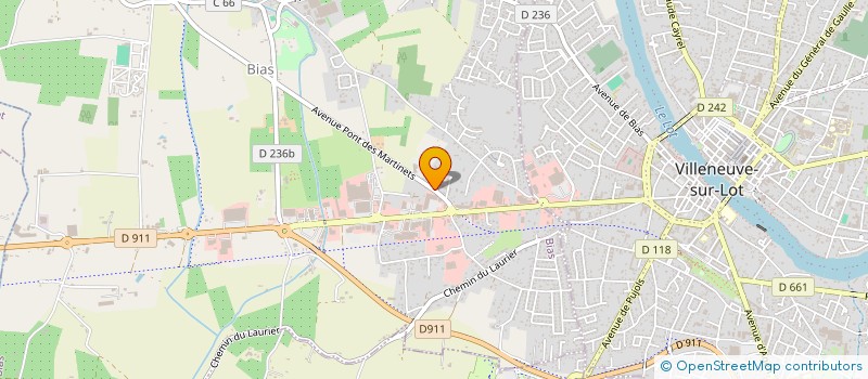 localisation de l'entreprise MP RENOVATION à BIAS