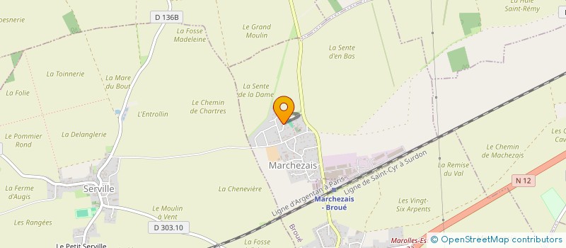 localisation de l'entreprise MP RENOVATION à MARCHEZAIS