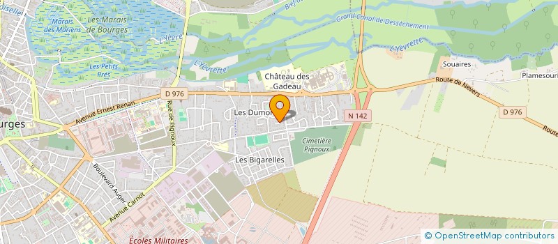 localisation de l'entreprise MP-RG 2  BOURGES