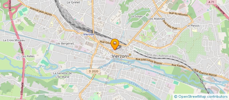 localisation de l'entreprise MP-RG  VIERZON