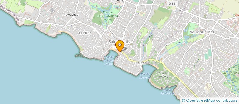 localisation de l'entreprise MP SAINTPA  SAINT-PALAIS-SUR-MER