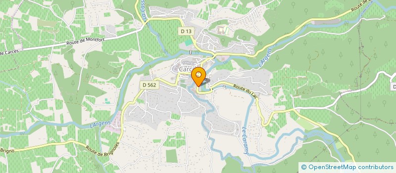 localisation de l'entreprise MP-SATOU  CARCES