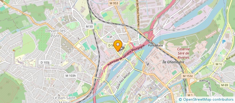 localisation de l'entreprise MP SERRURERIE à METZ