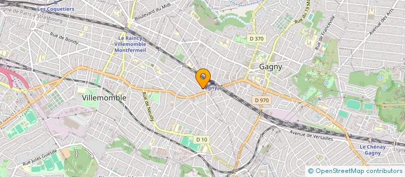 localisation de l'entreprise MP SERVICES  VILLEMOMBLE