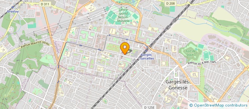 localisation de l'entreprise MP SERVICES à SARCELLES