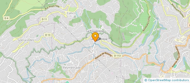 localisation de l'entreprise MP SERVICES  PEYMEINADE