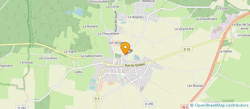 localisation de l'entreprise MP SERVICES ET MATERIAUX à TOUROUVRE AU PERCHE