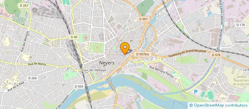localisation de l'entreprise MP SIGNATURE à NEVERS