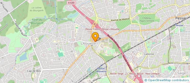 localisation de l'entreprise MP - SMJ  PESSAC