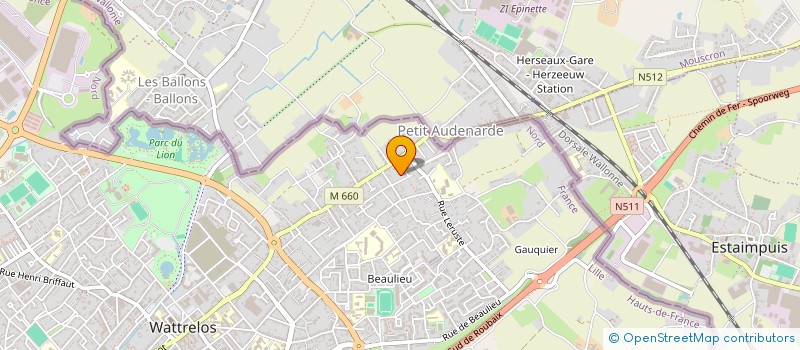 localisation de l'entreprise MP SOLUTIONS à WATTRELOS