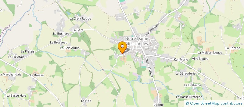 localisation de l'entreprise MP SOURCE  NOTRE-DAME-DES-LANDES