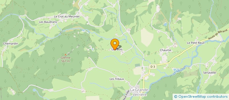 localisation de l'entreprise MP SPORT  GRANDE-VERRIERE (LA)