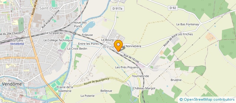 localisation de l'entreprise MP TAXI  AREINES