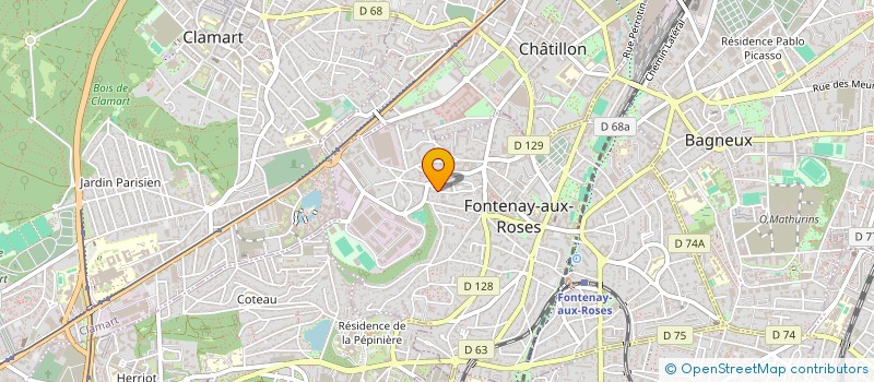 localisation de l'entreprise MP TENNIS à FONTENAY-AUX-ROSES