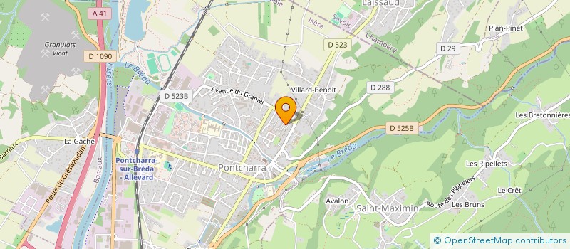 localisation de l'entreprise MP TERR'AVENTURES  PONTCHARRA