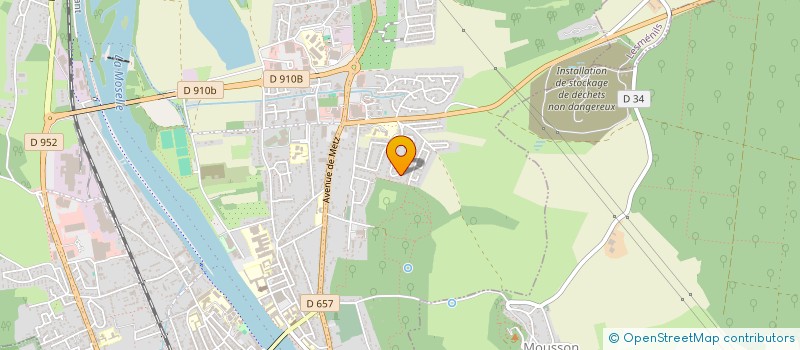 localisation de l'entreprise MP TRAIL 54  PONT-A-MOUSSON