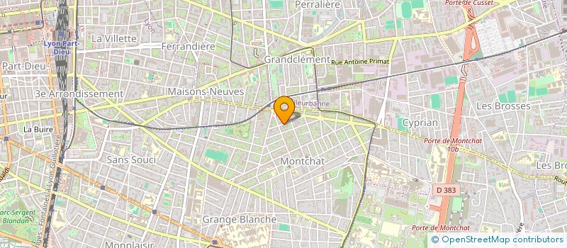 localisation de l'entreprise MP TRANSPORT 69  LYON