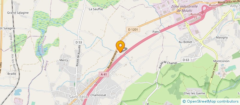 localisation de l'entreprise MP TRANSPORTS TOUTES DISTANCES à SAINT-FELIX