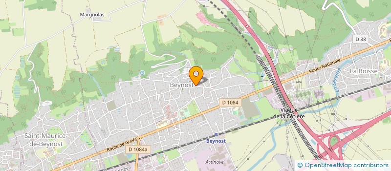 localisation de l'entreprise MP VERNAY  BEYNOST