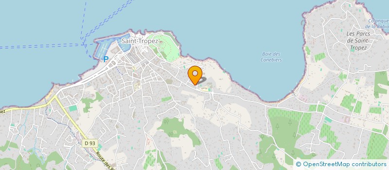 localisation de l'entreprise MP WEGELIN à SAINT-TROPEZ