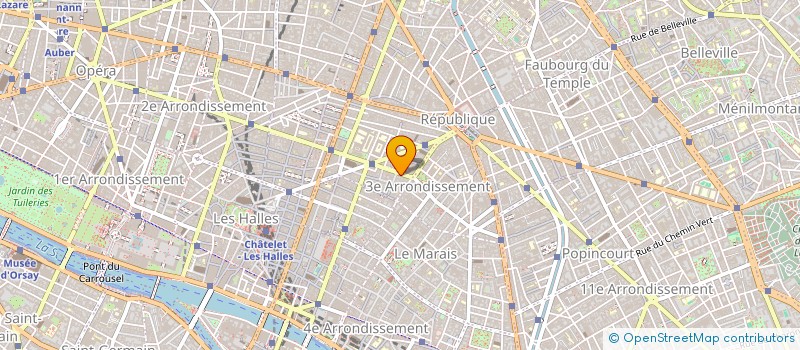 localisation de l'entreprise MP2 INVEST à PARIS