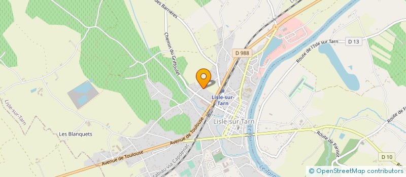 localisation de l'entreprise MP2 MICRO-PIEUX MIDI-PYRENEES à LISLE-SUR-TARN