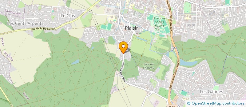 localisation de l'entreprise MP2 SERVICES  PLAISIR