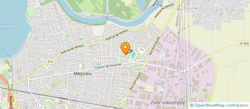 localisation de l'entreprise MP2C  MEYZIEU