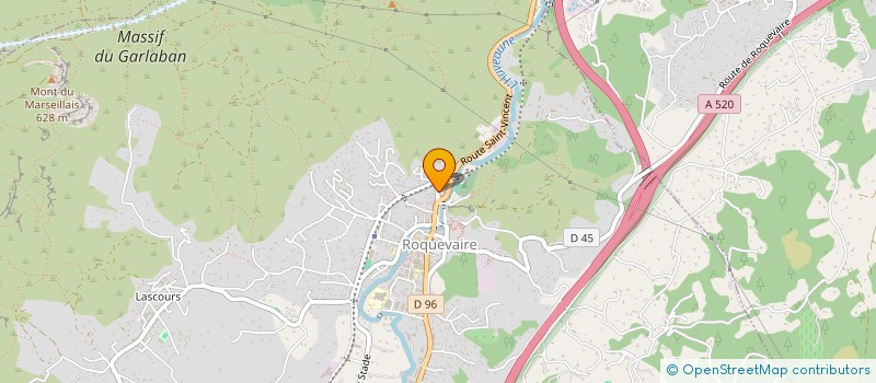 localisation de l'entreprise MP2C  ROQUEVAIRE